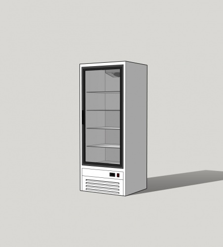 Холодильный шкаф ШСУП1ТУ-0,7 С (В, -6…+6) эл-мех. замок 