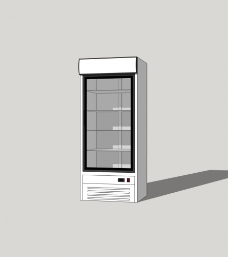 Холодильный шкаф ШВУП1ТУ-0,7 С (В, +1…+10) К, эл-мех. замок