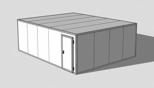 Холодильная камера 80 мм, 2,2х4,96x6,16