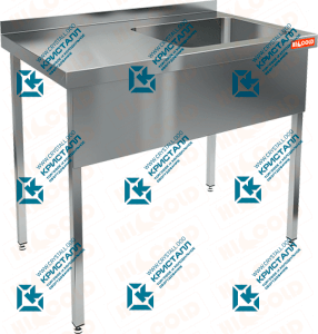 Ванна моечная односекционная мойка справа  HICOLD  НСО1М-13/7БП