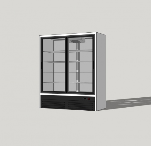 Холодильный шкаф ШСУП1ТУ-1,4 С2 (В, -6…+6) оконный стеклопакет 