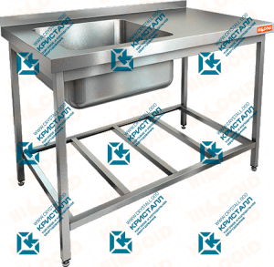 Ванна моечная 1 секционная  HICOLD  НСО1М-15/7БРЛ ЭН