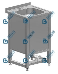 Рукомойник с педальным приводом