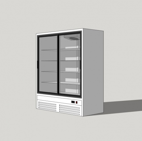 Холодильный шкаф ШCУП1ТУ-1,5 К (В, -6…+6) эл-мех. замок 
