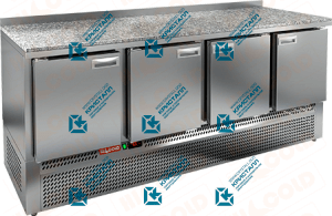 Стол охлаждаемый  HICOLD  SNE 1111/TN камень
