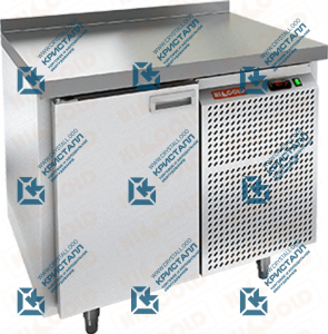 Стол холодильный с полимерным покрытием (RAL 7004)  HICOLD  SN 1/TN W